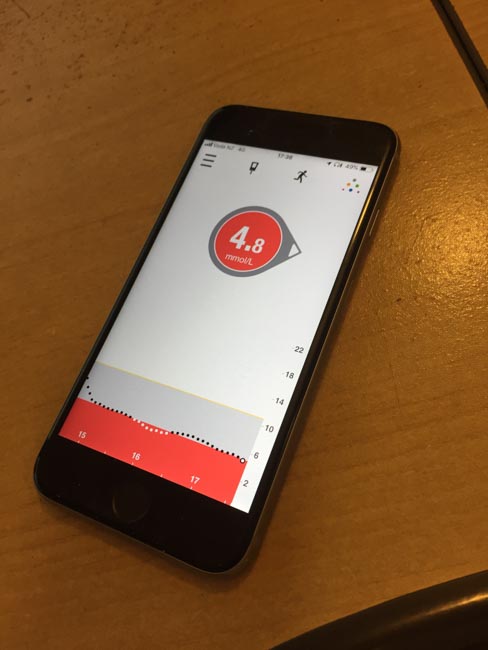 Dexcom G5 Mobile App - Current Blood Glucose Level