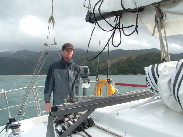 Me, yachting trip, 2006. A tacky pose, I know!