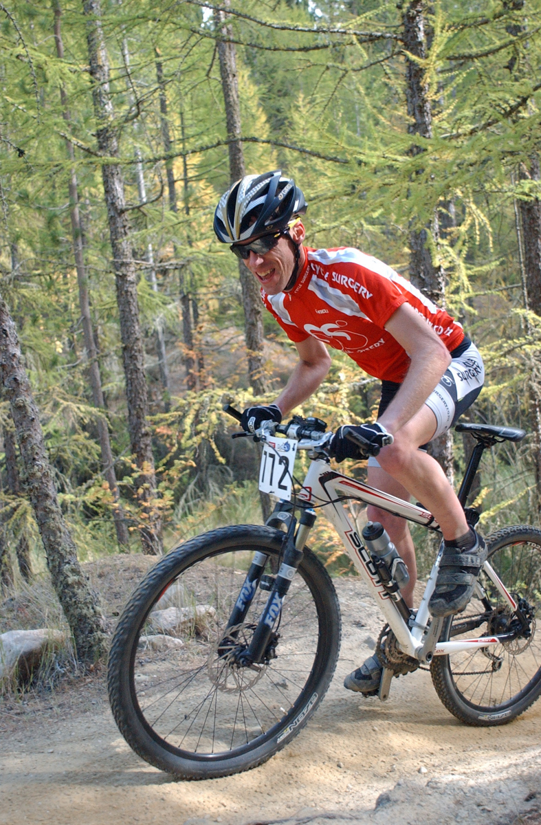 Me competing in a team in the Naseby 12 Hour