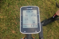 I work in tech, so getting this working was something I was keen on. This is my bike computer which is actually showing my current blood glucose level and trendline (bottom of screen). Technology is making diabetes management close to real time!